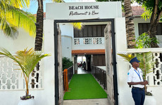 Beach house restaurant Zanzibar