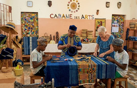 Atelier artisanal – créez votre propre chapeau traditionnel du bénin "gobi"