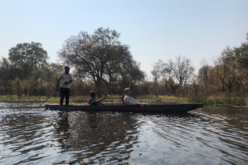 Day trip mokoro (canoe) in okavango delta, botswana Maun