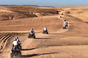 Quad biking in the desert Marrakech