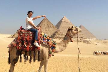 Giza pyramids and egyptian museum full day Cairo
