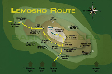 Mount kilimanjaro lemosho route Arusha