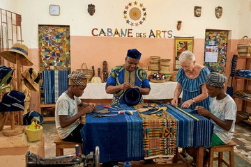Atelier artisanal – créez votre propre chapeau traditionnel du bénin "gobi" Porto Novo