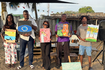 Échappée Créative - Atelier Peinture / Batik Grand Bassam