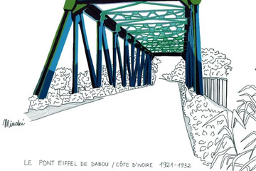 Le pont Eiffel de Dabou Dabou