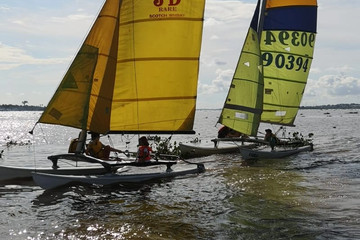 Sortie voile sur la lagune ébrié Abidjan