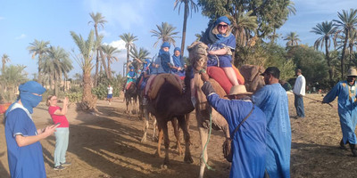 Camel ride in the palm grove of marrakech - Photo 1