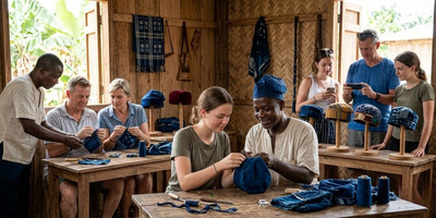 Atelier artisanal – créez votre propre chapeau traditionnel du bénin "gobi" - Photo 5