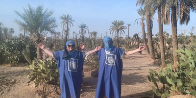 Camel ride in the palm grove of marrakech - Photo 3