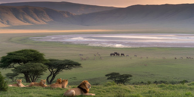 Ngorongoro crater day tour - Photo 1