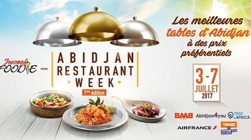 Abidjan Restaurant Week, du 3 au 7 juillet 2017