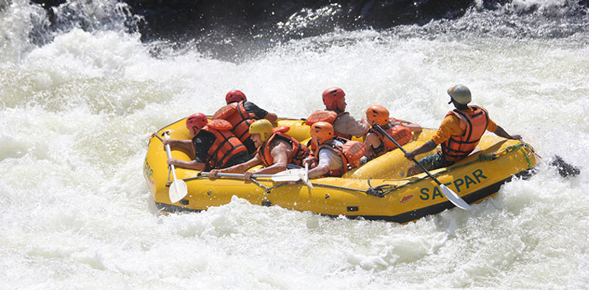 White water rafting 