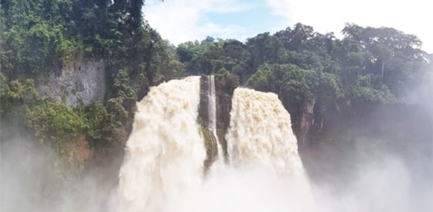 Visite des cascades d'ekom nkam