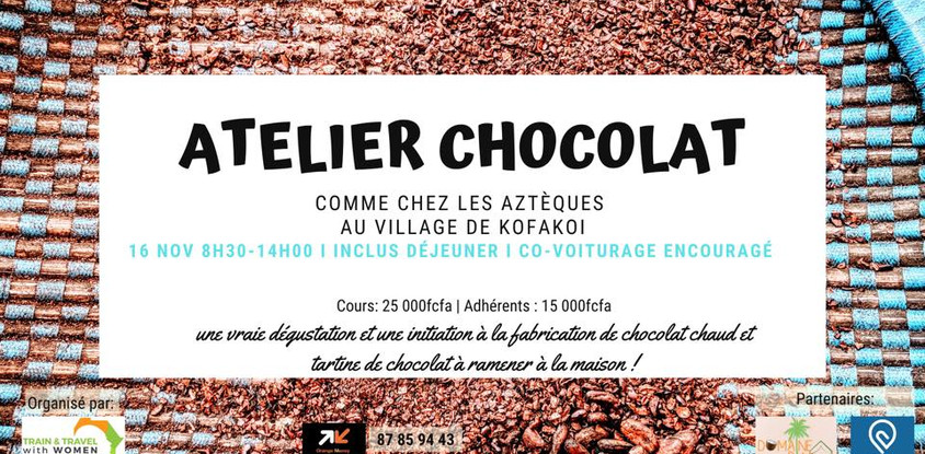 Atelier chocolat: comme chez les aztèque