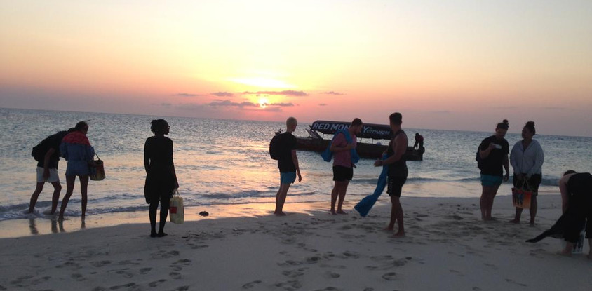 Full day : nyange sand bank