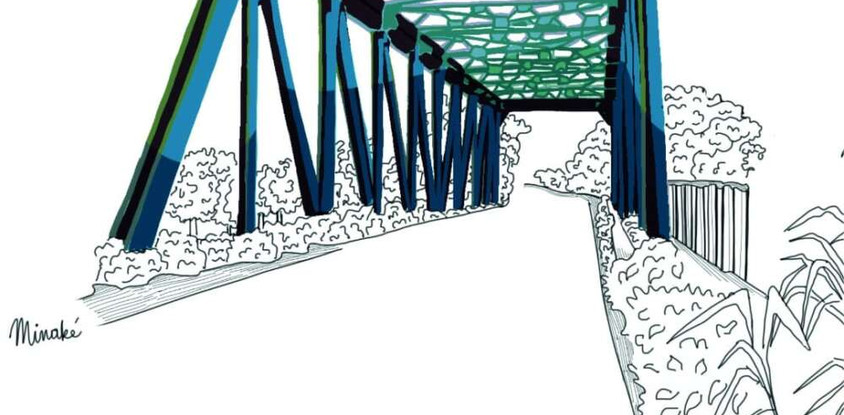 Le pont Eiffel de Dabou