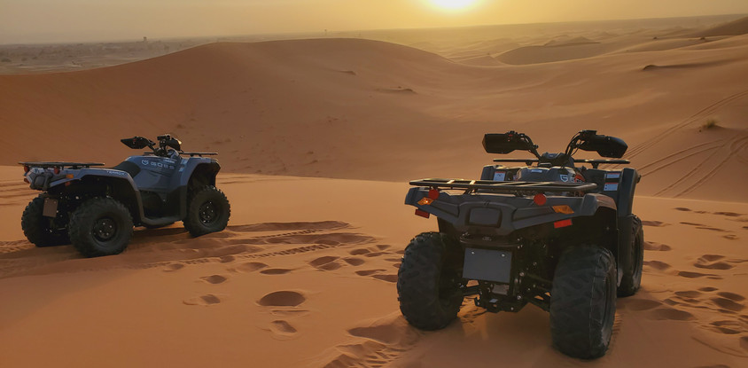 Merzouga: erg chebbi quad bike tour 
