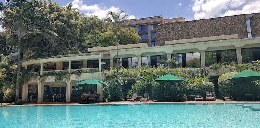 Pool Terrace And Bar At Serena Hotel