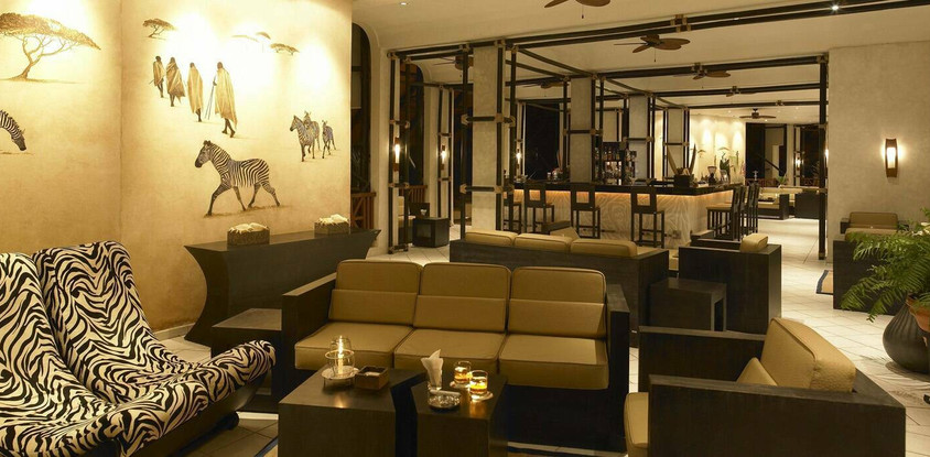 Zebra Square Bar Piano Lounge